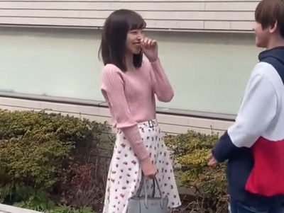 坂道系のような細見美少女GET!屈託のない笑顔で裏表がなさそうな純粋素人をパコる
