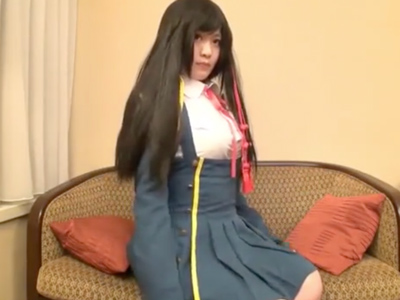 「これ恥ずかしいんだけど」キモオタの彼氏にコスプレさせられパコられる巨乳美少女w