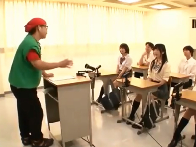 本物のビックダディ監修の元でガチハメに興じる美少女JK達
