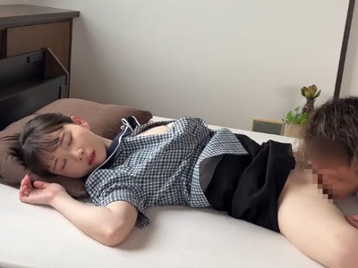 配達員のお姉さんを眠らせて鬼畜ハメ撮り